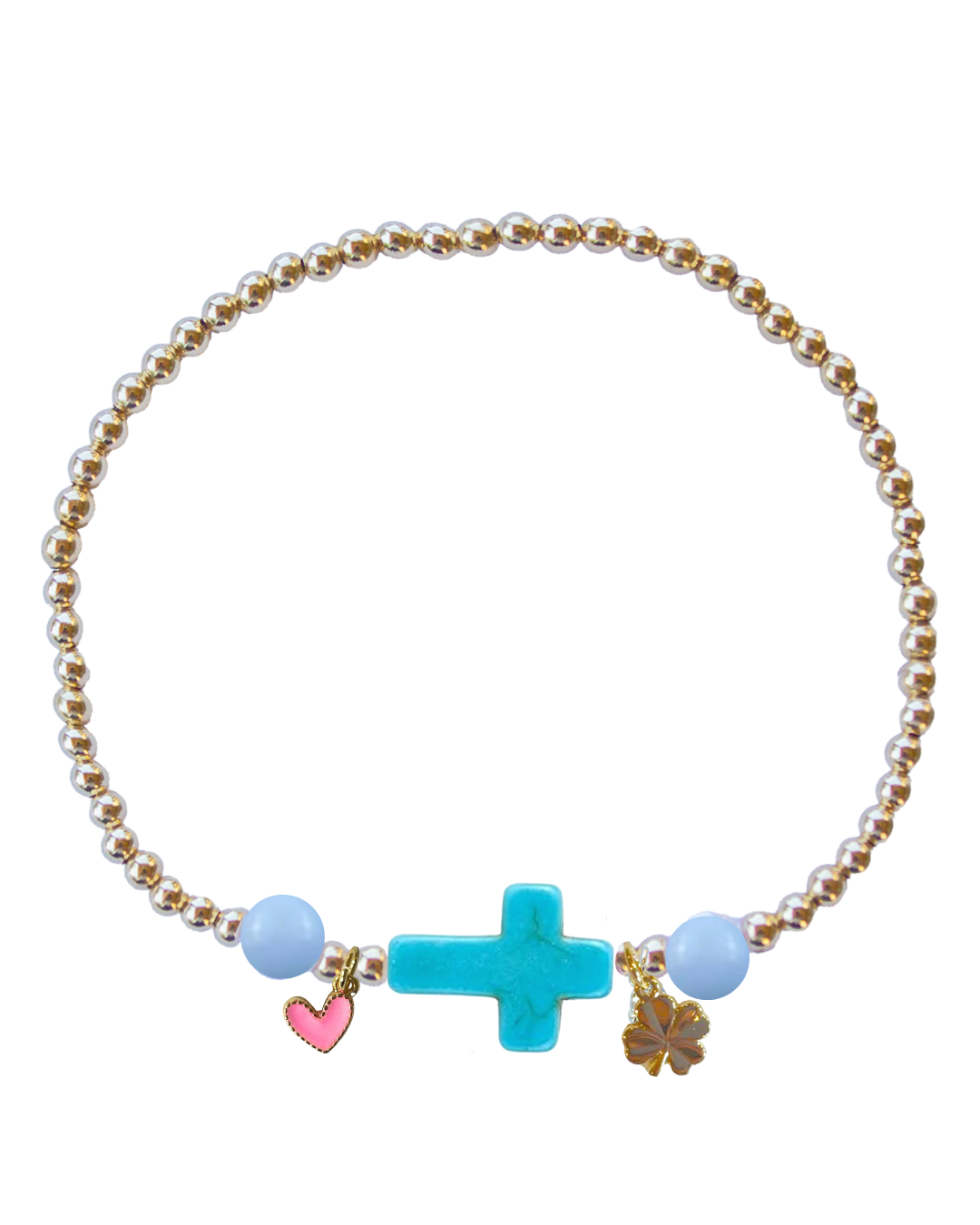 Lucia blue, 14k Gold filled- create your own