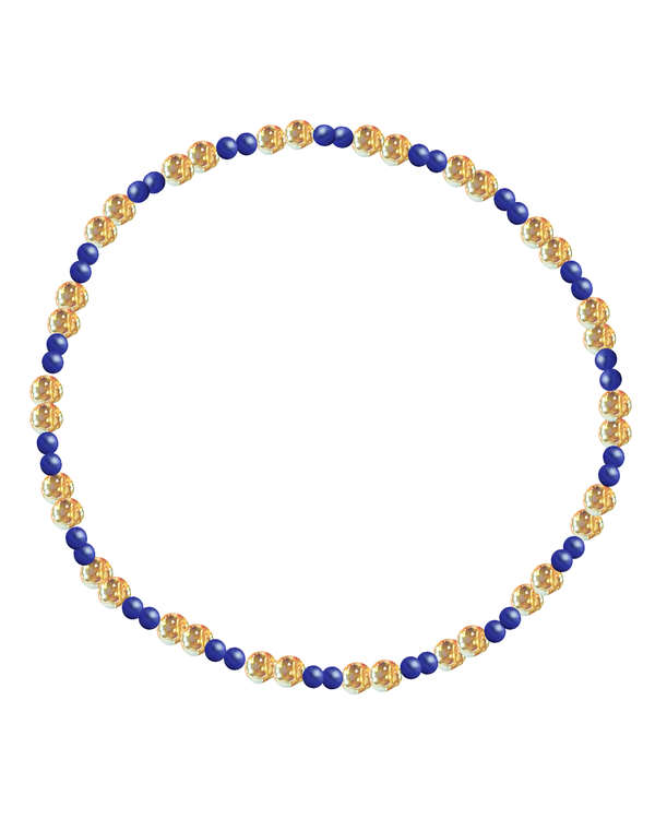 Peacefulness, pick your team colors-14k gold filled