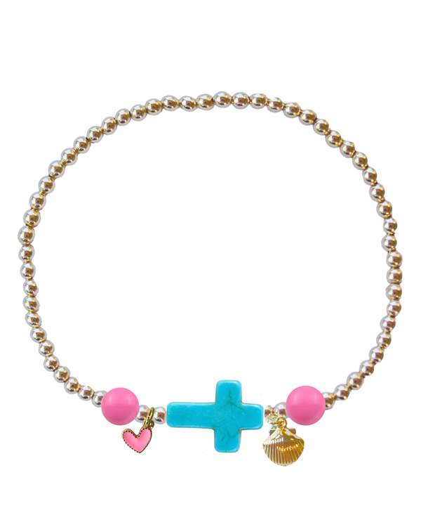 Lucia pink, 14k Gold filled- create your own