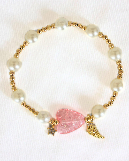 Customizable Pearl gold filled anti tarnish bracelet